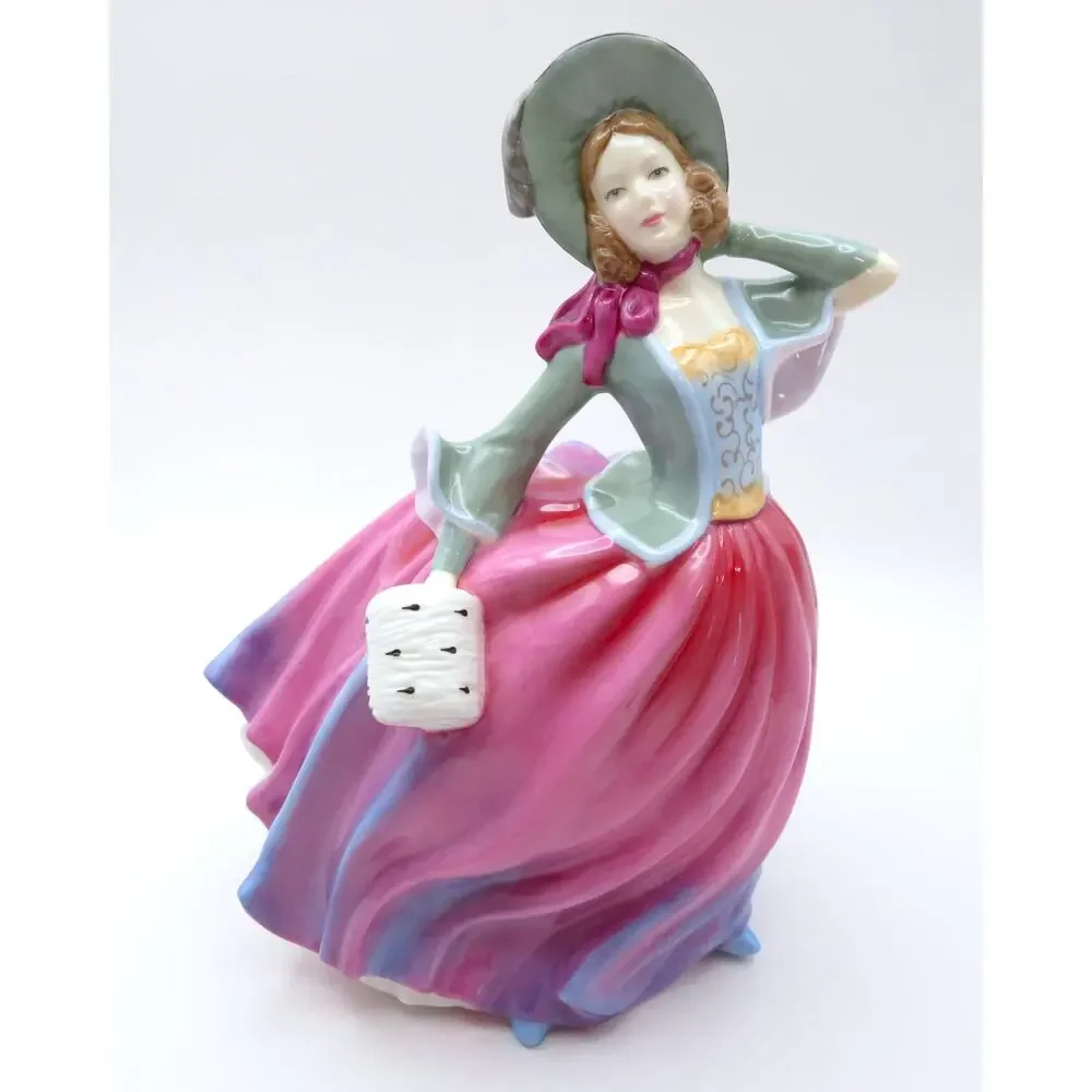 Royal Doulton Pretty Ladies Autumn Breeze HN4716 Bone China Figurine 2004